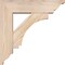 Ekena Millwork Imperial Traditional Smooth Bracket w/ Offset Brace, Douglas Fir, 5 1/2"W x 18"D x 18"H BKT0604X18X18IMP01SDF - alternate 4